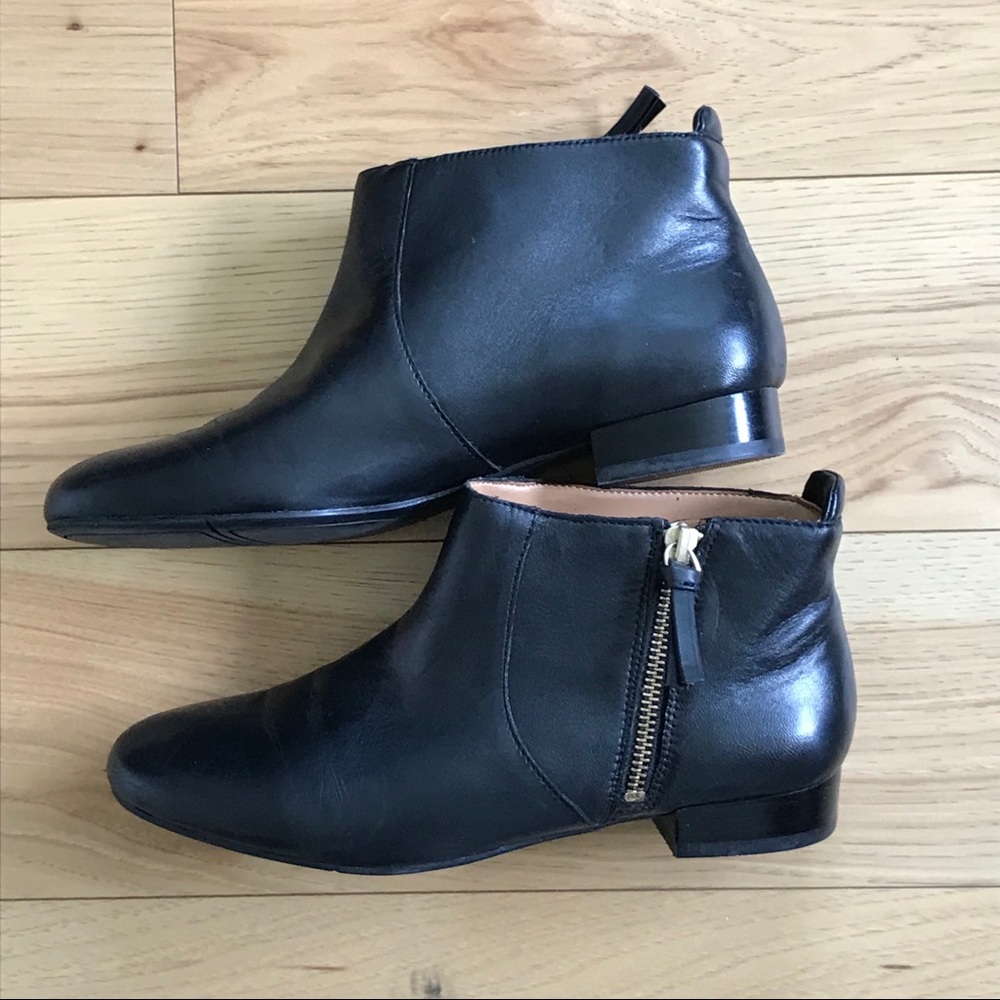 Nine West Ankle Booties with Gold Zippers